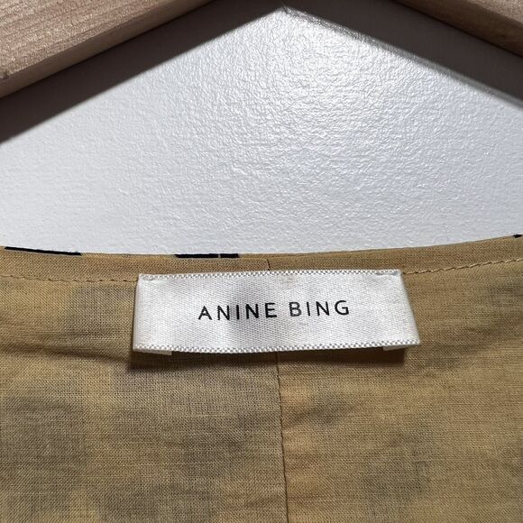 ANINE BING Peyton Flowy Oversized Dress in Painterly Leo Multi in Size XS NWOT - Picture 15 of 16